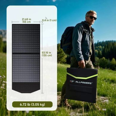 Портативная солнечная панель ALLPOWERS SP027 100Вт